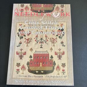 CROSS-STITCH COUNTED THREAD AND CANVAS WORK Australian Needlework 1993 Sanders